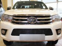 Toyota Hilux (15–) Защита радиатора Premium, чёрная