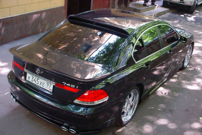 BMW 7 серии E65, E66 (01-08) Спойлер на стекло Hamann